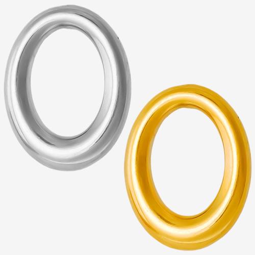 Acero inoxidable Linking Ring, acero inoxidable 304, Óvalo, Bricolaje, más colores para la opción, 10x13x3mm, Vendido por UD