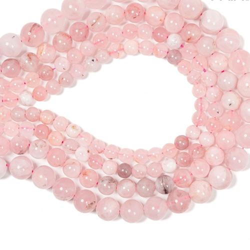 Gemstone Jewelry Beads, Tourmaline, Round, DIY & different size for choice, pink, Sold By Strand