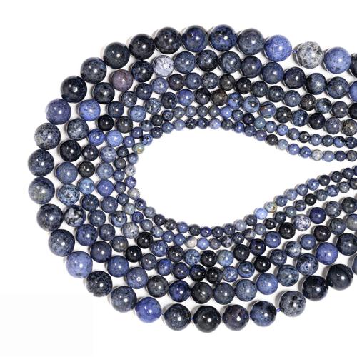 Natural Quartz Jewelry Beads, Kyanite, Round, DIY & different size for choice, mixed colors, Sold By Strand