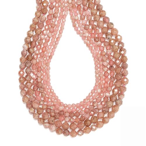 Argentina Rhodochrosite Beads, Round, DIY & different size for choice, mixed colors, Sold By Strand