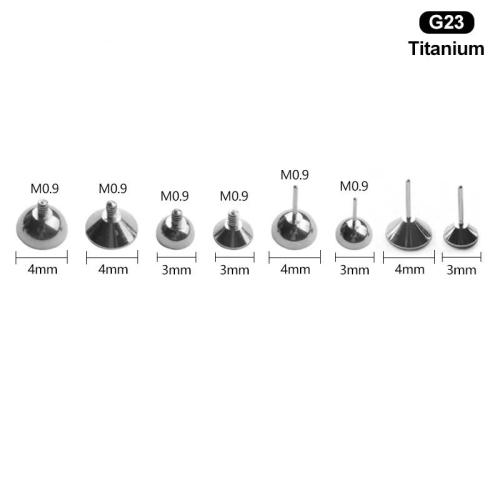 Titan Legierung Intimschmuck Ohrring Ergebnisse, unisex & verschiedene Stile für Wahl, verkauft von PC