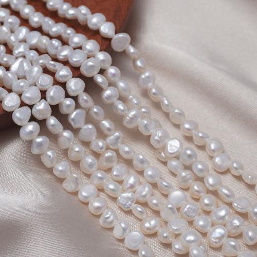 Keshi Cultured Freshwater Pearl Beads, DIY, white, 3-4mm, Hole:Approx 0.7mm, Sold Per Approx 35 cm Strand