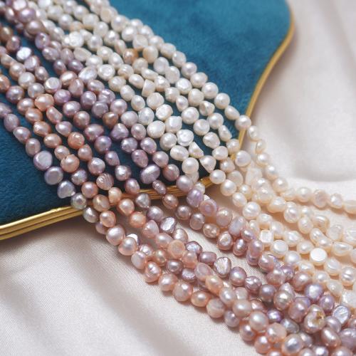 Keshi Cultured Freshwater Pearl Beads, DIY, more colors for choice, 5-6mm, Sold Per Approx 35 cm Strand