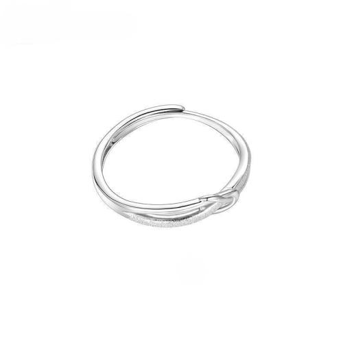 925 Sterling Silver Open Finger Ring, fashion jewelry & for woman, US Ring Size:7, Sold By PC