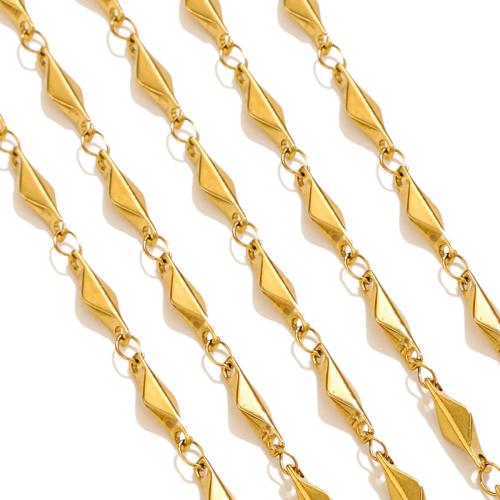 Stainless Steel Jewelry Chain, 304 Stainless Steel, DIY, more colors for choice, 5m/Bag, Sold By Bag