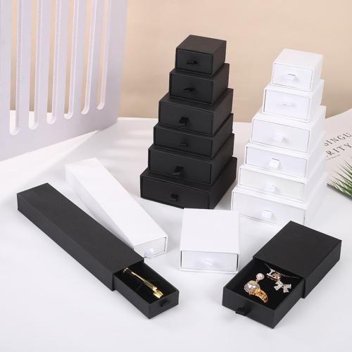 Multifunctional Jewelry Box, Paper, with Sponge, dustproof & different size for choice, more colors for choice, Sold By PC