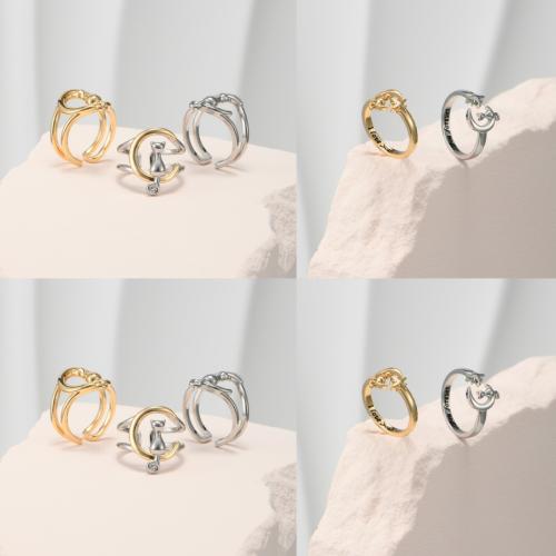 Tibetan Style Finger Ring, plated, fashion jewelry & different designs for choice, more colors for choice, nickel, lead & cadmium free, Sold By PC