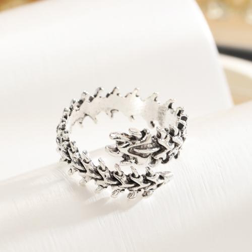 Tibetan Style Finger Ring, antique silver color plated, fashion jewelry & Unisex, Sold By PC