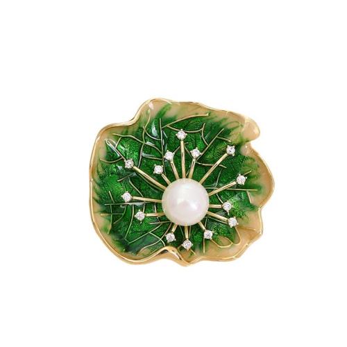 Tibetan Style Brooches, with Plastic Pearl, different styles for choice & for woman & enamel & with rhinestone, more colors for choice, Sold By PC