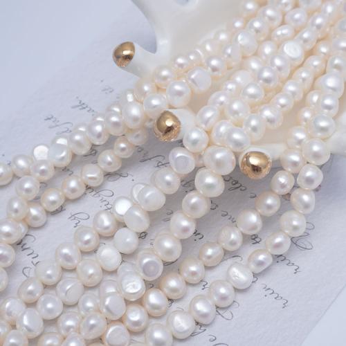 Keshi Cultured Freshwater Pearl Beads, DIY, white, 10-11mm, Sold Per Approx 35 cm Strand