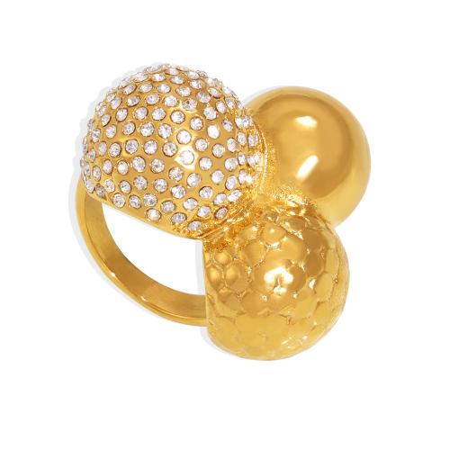 Bague en acier inoxydable zircons cubiques, Acier inoxydable 316, normes différentes pour le choix & pavé de micro zircon & pour femme, plus de couleurs à choisir, Vendu par PC