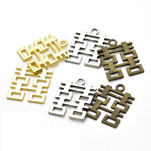 Tibetan Style Pendants, plated, DIY, more colors for choice, 31x24mm, 100PCs/Bag, Sold By Bag