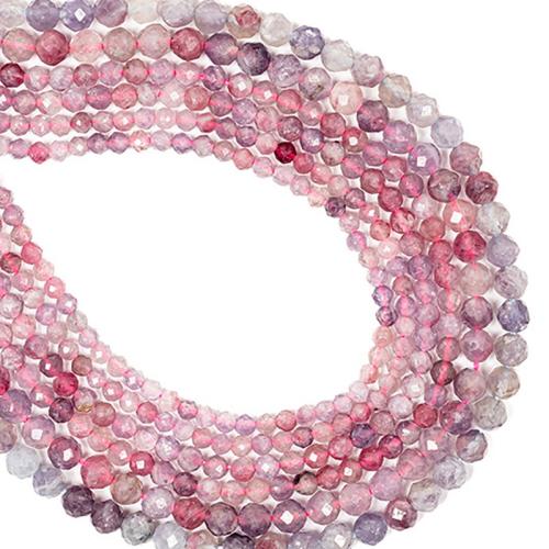 Gemstone Jewelry Beads, Tourmaline, Round, DIY & different size for choice, mixed colors, Sold By Strand