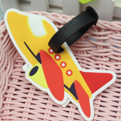 Soft PVC Luggage Tag, multifunctional & 3D effect, more colors for choice, Sold By PC