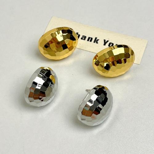 Tibetan Style Stud Earring, fashion jewelry & for woman, more colors for choice, 25x20mm, Sold By Pair