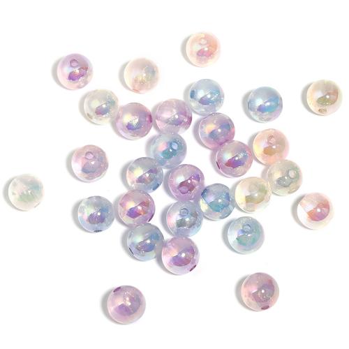 Acrylic Jewelry Beads, Round, DIY, mixed colors, 12mm, 100PCs/Bag, Sold By Bag