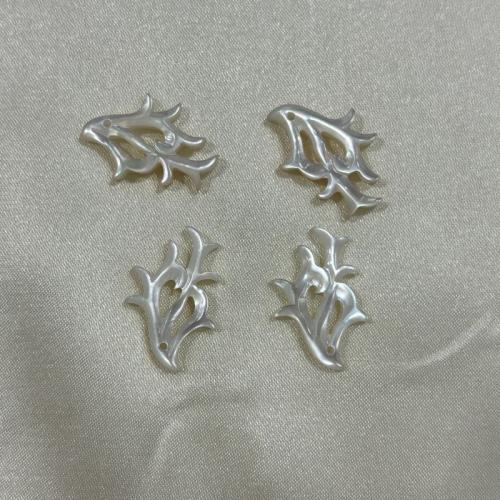 Shell Pendants, Antlers, DIY & different size for choice, white, Sold By PC