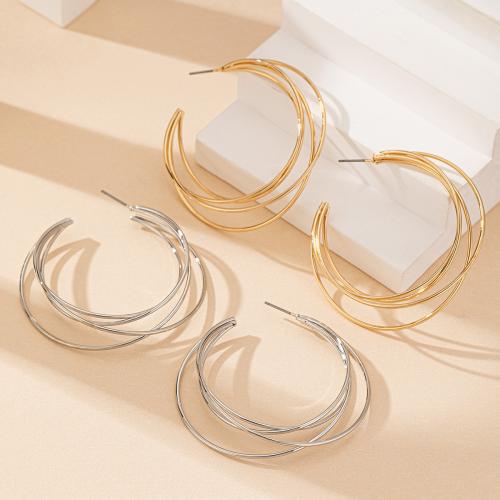 Iron Earring, plated, different styles for choice & for woman, more colors for choice, Sold By Pair