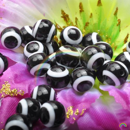 Resin Jewelry Beads, DIY & different size for choice, Random Color, 50PCs/Bag, Sold By Bag