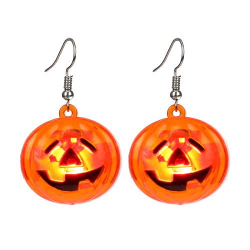 Plastic Drop Earring, with Acrylic, Halloween Design & lightening & fashion jewelry & for woman, more colors for choice, Sold By Pair