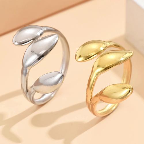 Stainless Steel Finger Ring, 304 Stainless Steel, fashion jewelry & for woman, more colors for choice, US Ring Size:7, Sold By PC