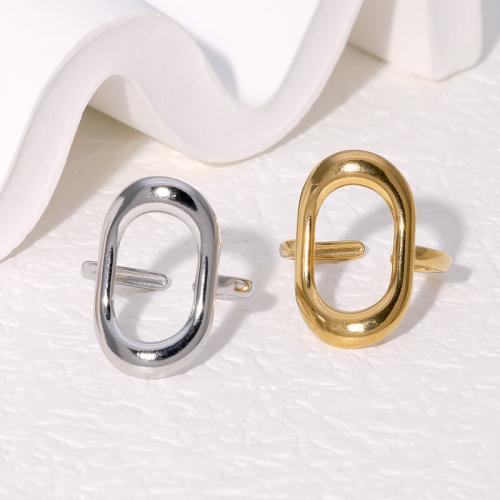 Stainless Steel Finger Ring, 304 Stainless Steel, fashion jewelry & for woman & hollow, more colors for choice, Sold By PC