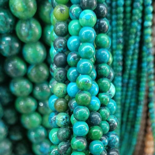 Gemstone Jewelry Beads, Natural Stone, Round, polished, DIY & different size for choice, mixed colors, Sold Per Approx 38 cm Strand