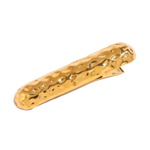 Alligator Hair Clip, 304 Stainless Steel, plated, fashion jewelry & for woman, golden, Sold By PC