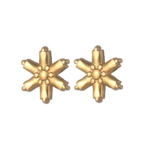 Stainless Steel Stud Earrings, 304 Stainless Steel, plated, different styles for choice & for woman, gold, Sold By Pair