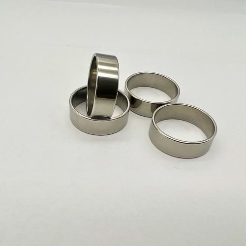 Titanium Steel Finger Ring, Unisex & different size for choice, original color, Sold By PC