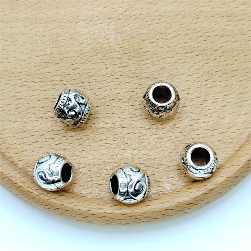 Tibetan Style Jewelry Beads, Cloud, antique silver color plated, DIY, 10x10mm, 100PCs/Bag, Sold By Bag