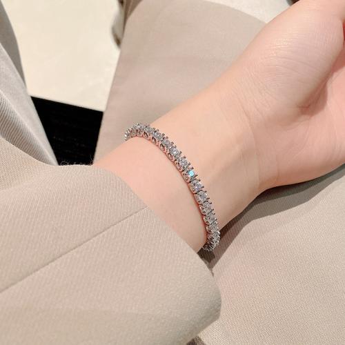 925er Sterling Silber Armband, verschiedenen Materialien für die Wahl & verschiedene Größen vorhanden & für Frau, verkauft von PC