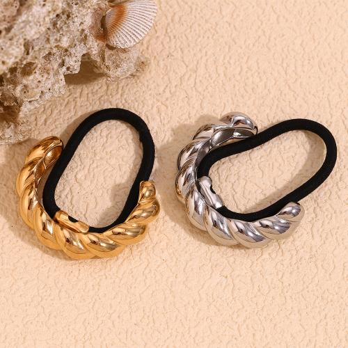 Ponytail Holder, 304 Stainless Steel, with Rubber Band, for woman, more colors for choice, Sold By PC