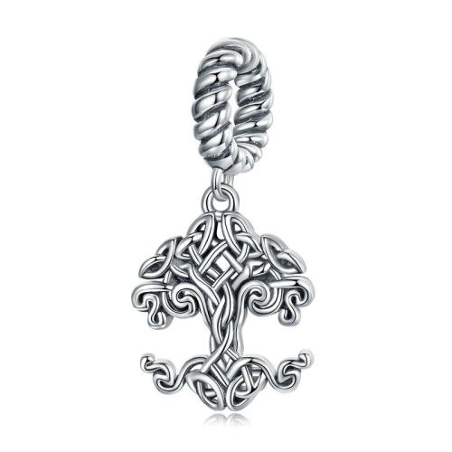 Pendentif en argent Sterling 925, DIY, 23x11mm, Trou:Environ 4.5mm, Vendu par PC