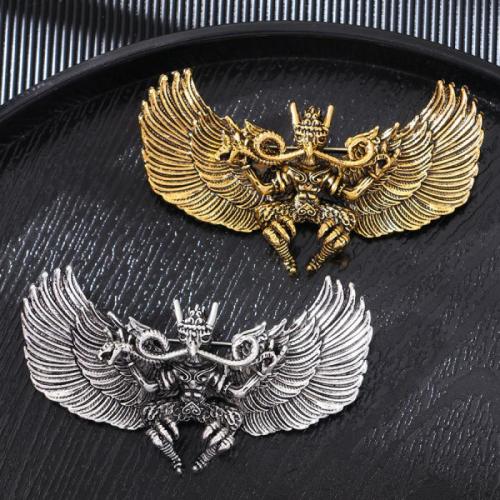 Tibetan Style Brooches, fashion jewelry & for woman, more colors for choice, 52x83mm, Sold By PC