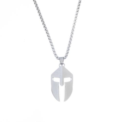 Titanium Steel Necklace, plated, fashion jewelry & for man & hollow, more colors for choice, Length:60 cm, Sold By PC