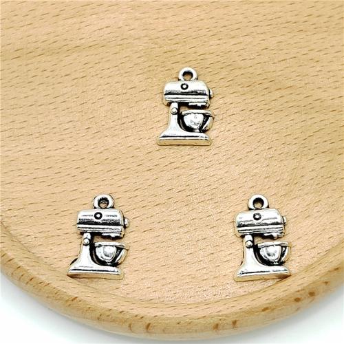 Tibetan Style Pendants, antique silver color plated, DIY, 10x15mm, 100PCs/Bag, Sold By Bag