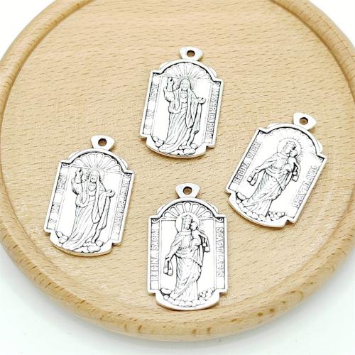 Tibetan Style Pendants, antique silver color plated, DIY, 19x30mm, 100PCs/Bag, Sold By Bag