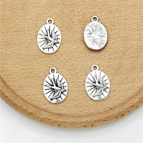 Tibetan Style Pendants, antique silver color plated, DIY, 12x17mm, 100PCs/Bag, Sold By Bag