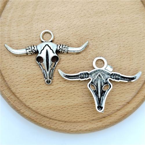 Tibetan Style Pendants, antique silver color plated, DIY, 45x31mm, 100PCs/Bag, Sold By Bag