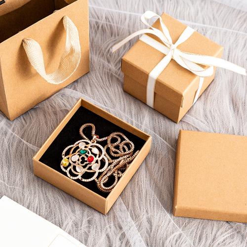 Jewelry Gift Box, Kraft, different styles for choice, Sold By PC