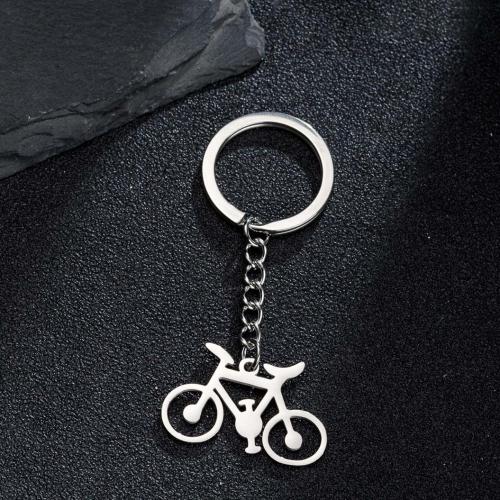 Stainless Steel Key Clasp, 304 Stainless Steel, Bike, plated, fashion jewelry, Sold By PC