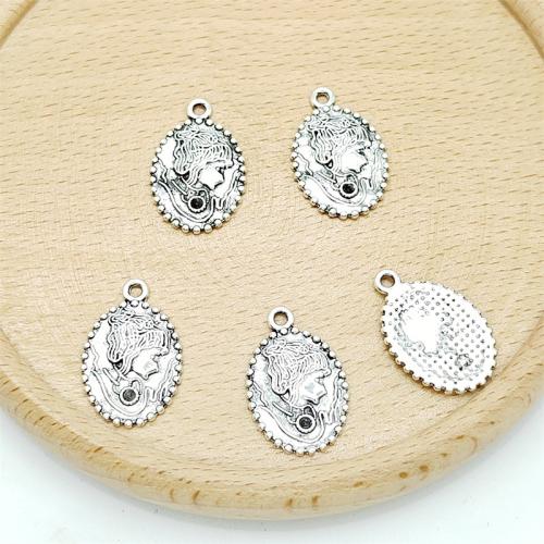 Tibetan Style Pendants, antique silver color plated, DIY, 14x21mm, 100PCs/Bag, Sold By Bag