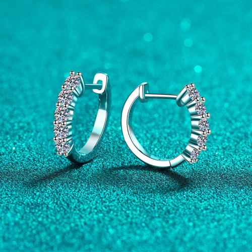 925 пробы На английском замке Хооп серьги, Женский & отверстие, earring length 15-20mm, продается Пара