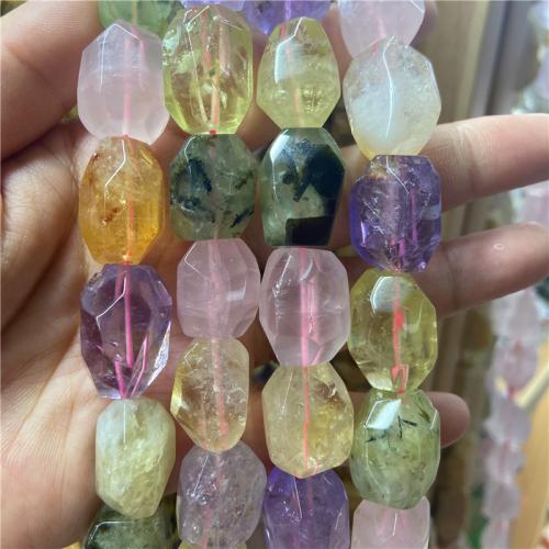 Gemstone Jewelry Beads, Natural Stone, DIY & different materials for choice & faceted, more colors for choice, nickel, lead & cadmium free, about:15-20mm, Approx 18PCs/Strand, Sold By Strand