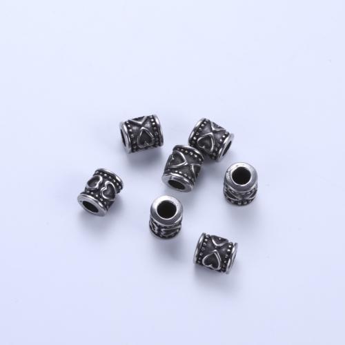 Edelstahl-Beads, 304 Edelstahl, plattiert, DIY, verkauft von PC