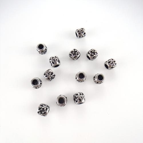 Perlas de acero inoxidable, acero inoxidable 304, chapado, Bricolaje, 7x7x3.50mm, Vendido por UD