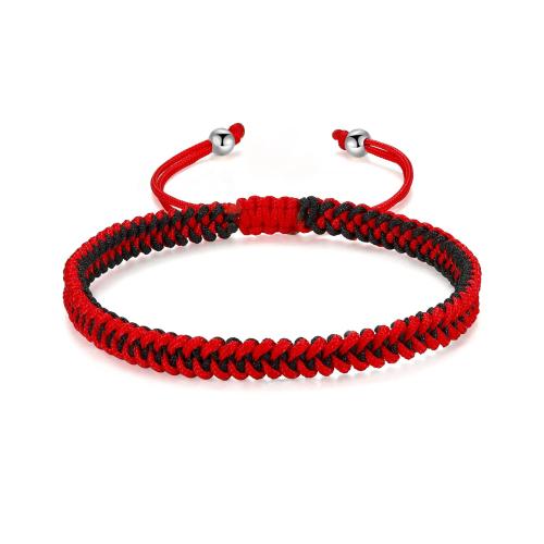 Moda crear pulseras de cordón de cera, con acero inoxidable 304, con 3CM extender cadena, hecho a mano, para mujer, más colores para la opción, longitud:aproximado 17 cm, Vendido por UD