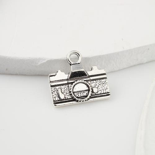 Tibetan Style Pendants, Camera, antique silver color plated, DIY, 14x15x2mm, 760PCs/KG, Sold By KG