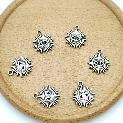 Tibetan Style Pendants, antique silver color plated, DIY, 15x18mm, 100PCs/Bag, Sold By Bag